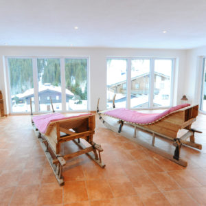 der Ruheraum des Berghof Wellness Bereichs