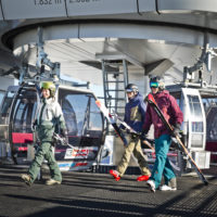 Ein Skilift im Skicircus Saalbach Hinterglemm